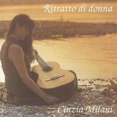 Front cover of CD release entitled 'Ritratto di Donna' performed by Cinzia Milani