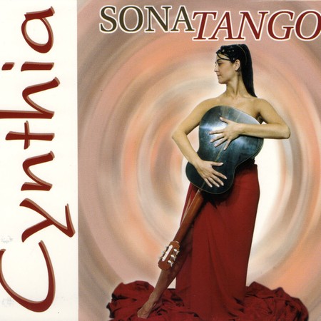 Front cover of CD release entitled 'Sonatango' performed by Cinzia Milani